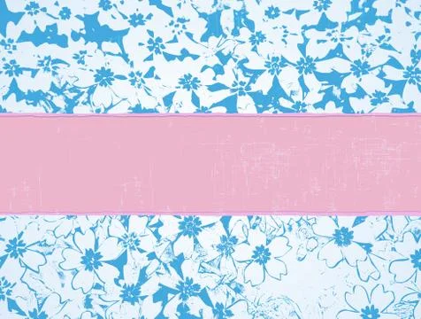 Retro banner Illustrazione stock