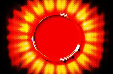 Retro banner with shining lights. Stock Illustration