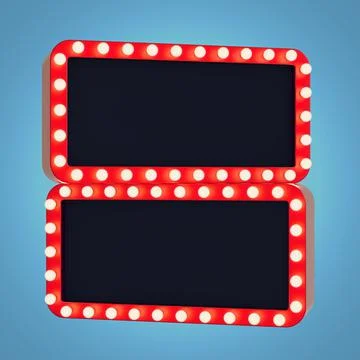 Retro banners on blank background Stock Illustration