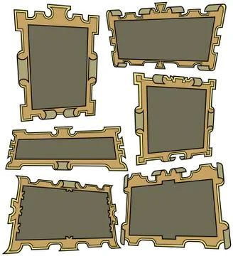 Retro Banners Stockillustratie