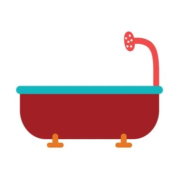 Retro baths. Stock Illustration