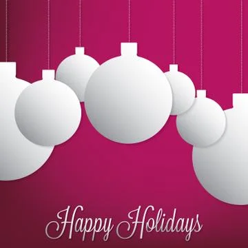 Retro baubles in vector format. Stock Illustration