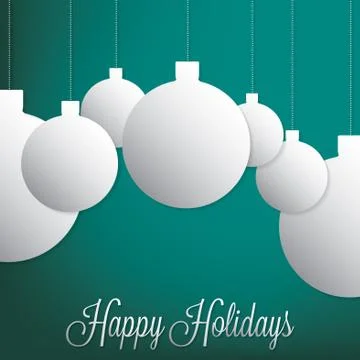 Retro baubles in vector format. Stock Illustration