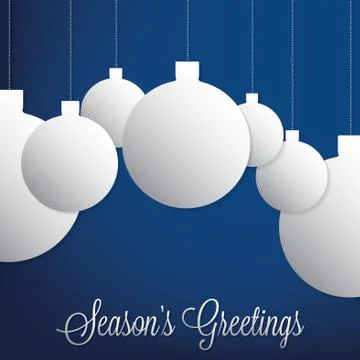 Retro baubles in vector format. Stock Illustration