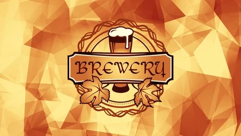 Retro beer label for bar or pub Stock-Footage 99578202
