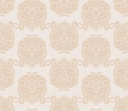 Retro beige pattern Stock Illustration