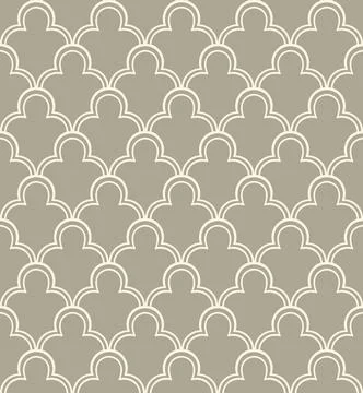 Retro beige pattern Stock Illustration