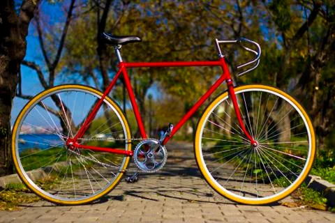 Retro bicycle Foto stock