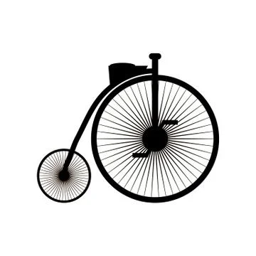 Retro bike. Illustrazione stock