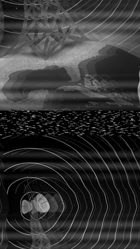 Retro black and white globe with antenna transmitting signal, vertical video. Stock Footage 330774839