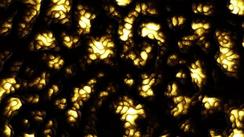 Retro black and yellow pattern with small circles Stock-Footage 322794114