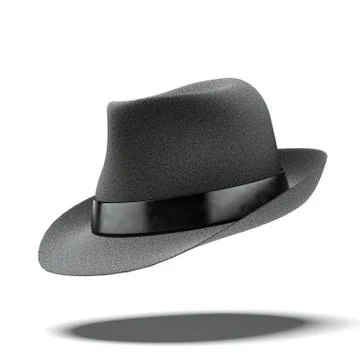Retro black hat Иллюстрация