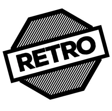 Retro black stamp Stock Illustration