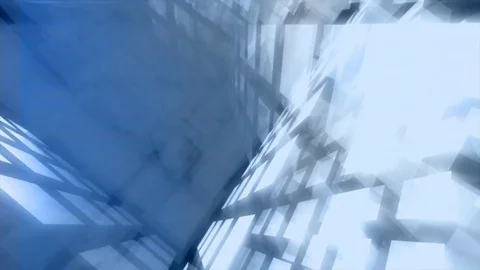 Retro blocks grid forms abstract Stock Footage 91022465