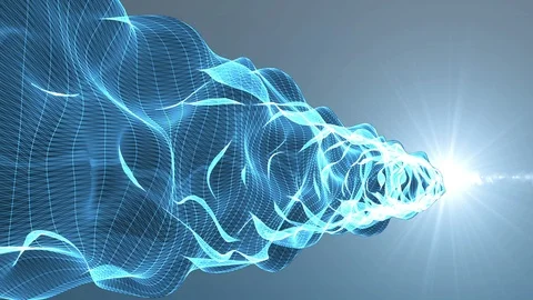 Retro blue background abstract graphic animation. Video stock 92102873