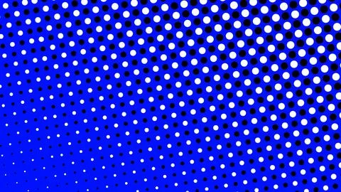 Retro Blue Halftone Dot Pop Art Pattern Illustrazione stock