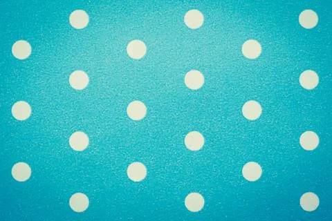 Retro blue polka dot pattern 스톡 사진