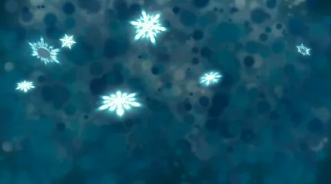 Retro Blue Snow Background Stock Footage 302243