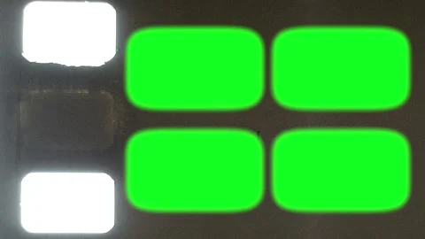 Retro Boarder Filter with Green Drop Zone Stock Footage 150538309