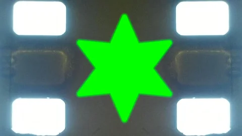 Retro Boarder Filter with Green Drop Zone Stock Footage 150538573