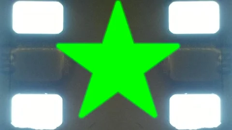 Retro Boarder Filter with Green Drop Zone Stock Footage 150538596