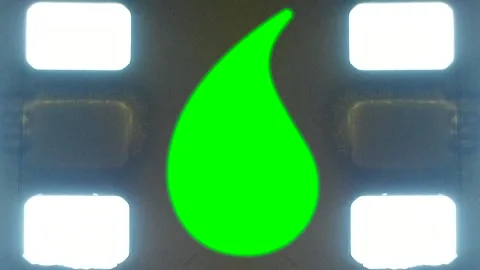 Retro Boarder Filter with Green Drop Zone Stock Footage 150538624