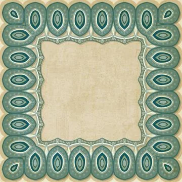 Retro border pattern old background Stock-Illustration