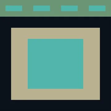 Retro Box Layout Stock Illustration