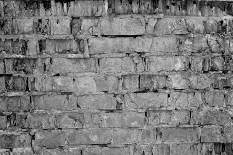 Retro brick wall old texture, great design for any purposes. Stock Photos