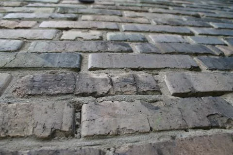 Retro brick wall old texture, great design for any purposes. Stock Photos