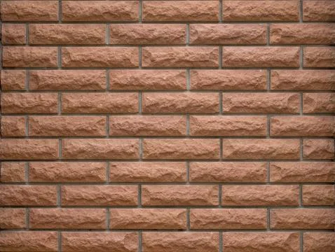 Retro brick wall texture for wallpapers or games Stock Photos