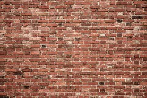 Retro brickwall texture background. Bricks wall pattern surface. Bricks masonry Stock Photos