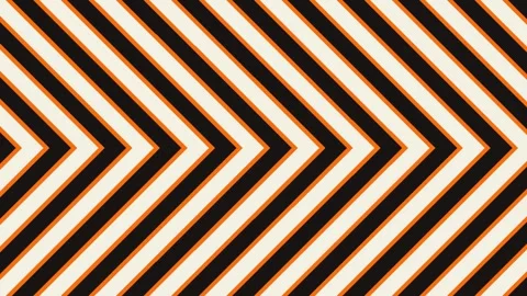 Retro Brown and Beige Diagonal Striped Optical Illusion Pattern Stock Footage 341608969