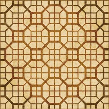 Retro brown Islam seamless geometry pattern background eastern style ornament 스톡 일러스트