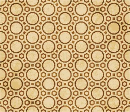 Retro brown Islam seamless geometry pattern background eastern style ornament Stock Illustration