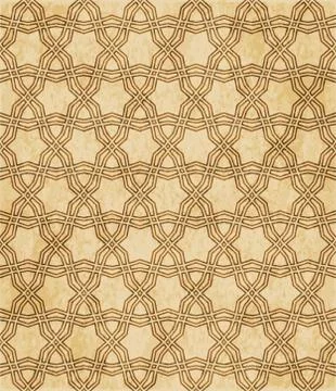 Retro brown Islam seamless geometry pattern background eastern style ornament Stock Illustration