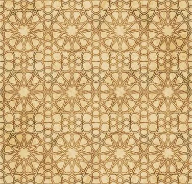 Retro brown Islam seamless geometry pattern background eastern style ornament 스톡 일러스트