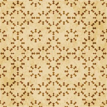 Retro brown Islam seamless geometry pattern background eastern style ornament 스톡 일러스트