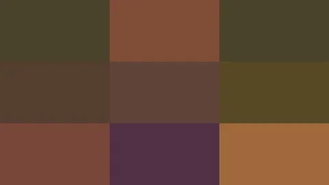 Retro Brown Rectangles Changing Shades Background Stock Footage 78710327