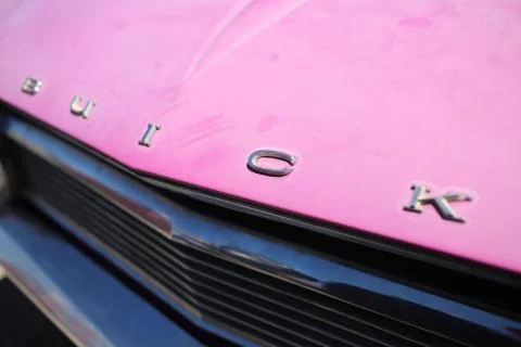 Retro Buick. Close up Stock Photos