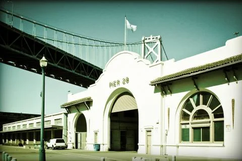 Retro building Stock Photos