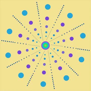Retro Burst Stock Illustration