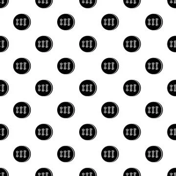 Retro button pattern vector seamless Stock Illustration