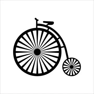 Retro bycycle design vector Stock Illustration