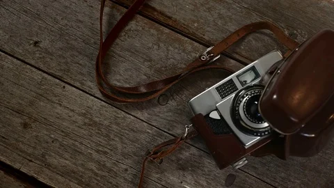 Retro camera Video stock 84712203