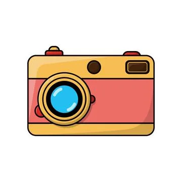 Retro camera icon. Device gadget technology and electronic theme. Isolated .. Stock Illustration
