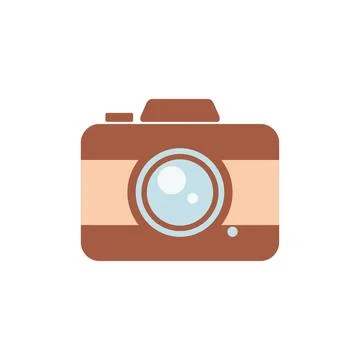 Retro camera icon 스톡 일러스트