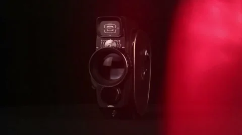 Retro camera Light Leaks Stock Footage 48447415