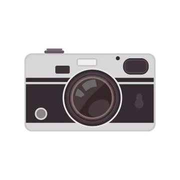 Retro camera vector illustration Stock Illustration