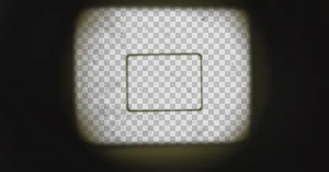 Retro Camera  Viewfinder with Alpha Channel Stock Footage